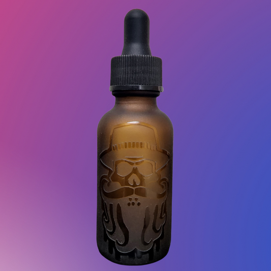skull bottle beard oil